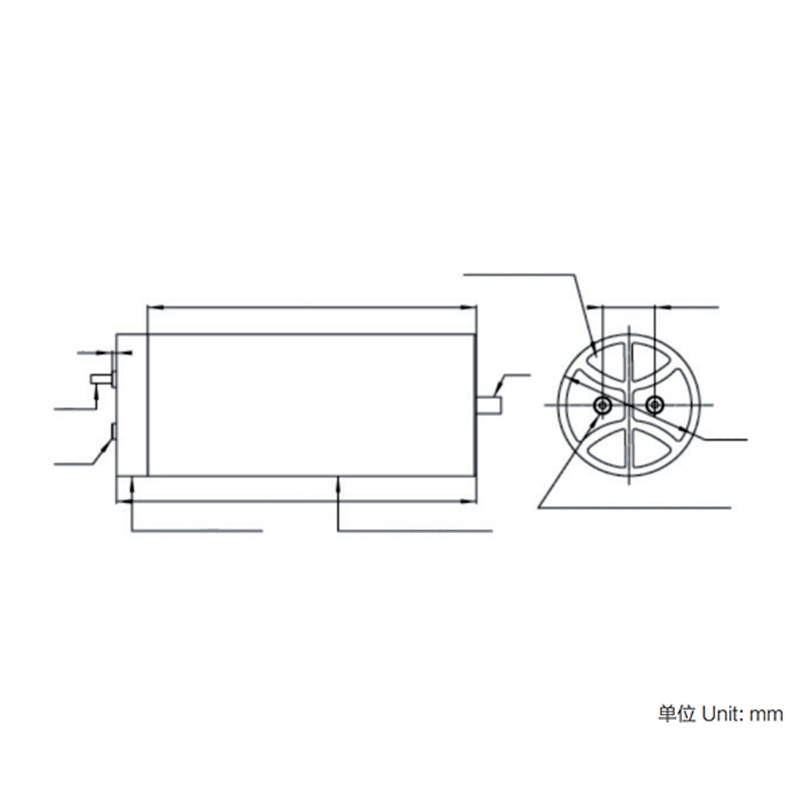 خازن DC-Link سری WDF (نوع خشک، محفظه آلومینیومی)
